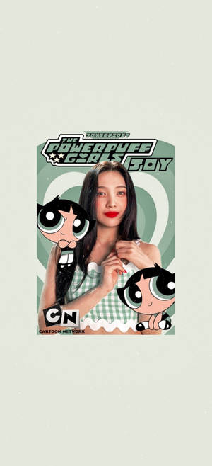 The Powerpuff Girls Red Velvet Vreugde muurpapier — iPhone 15 Muurpapier