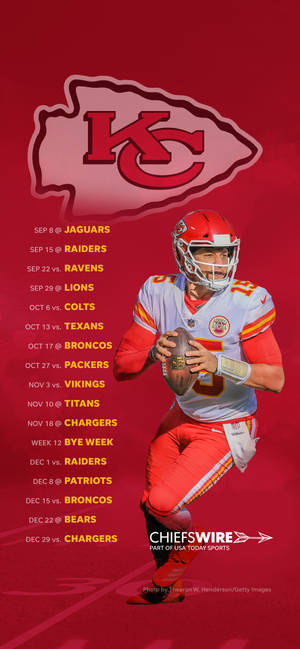 Kansas City Chiefs Koel — Galaxy A18 Muurpapier