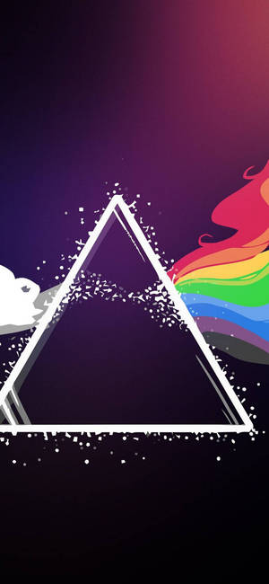 Pink Floyd Pastelkuns-agtergrond — iPhone 14 Pro Max Muurpapier