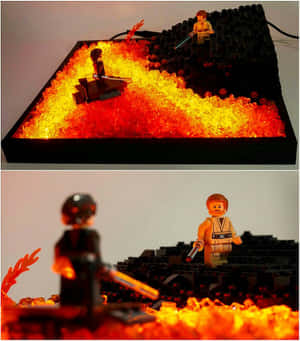 Lego Kuns Prente — Galaxy Z Flip 8 Muurpapier