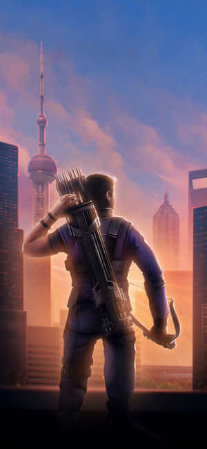 Hawkeye agtergrond — Honor Win Muurpapier