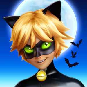 Cat Noir prente — Cat Noir Muurpapier