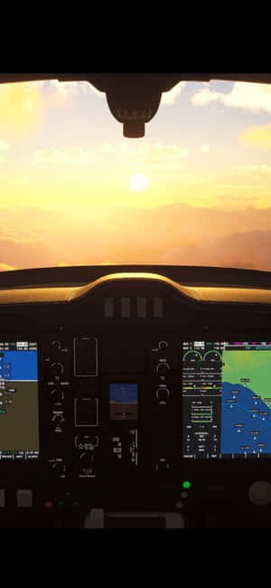 Iphone Xs Microsoft Flight Simulator Agtergrond — Xiaomi 15 Ultra Muurpapier