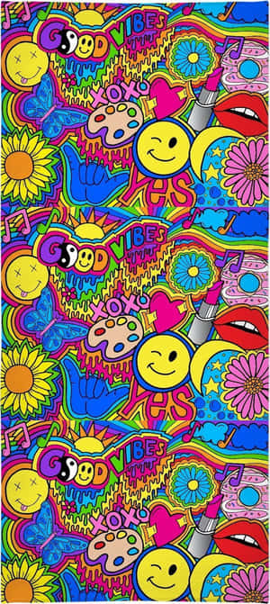 Trippy Hippie — Nokia G42 Muurpapier