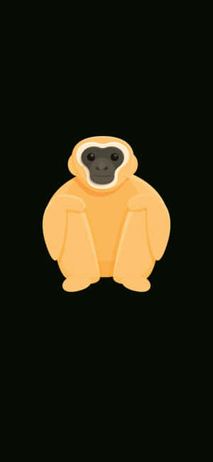iPhone Xs Max Gibbon Agtergrond — Redmi 15C Muurpapier