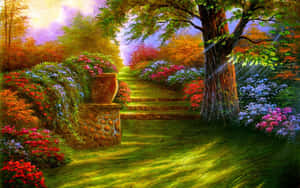 Blomtuin Prente