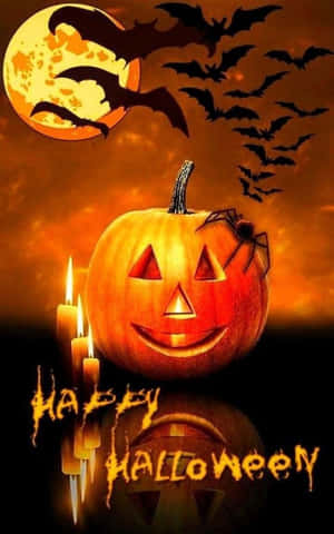 Prente van Halloween-pampoene