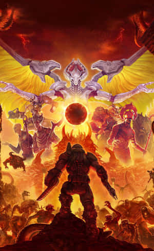 Pixel 3xl Doom Agtergrond — Xiaomi Pad Mini Muurpapier