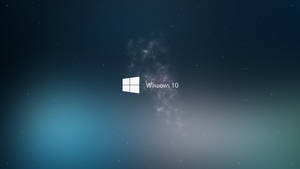 Windows 10-logo in wit 4k-agtergrond.
