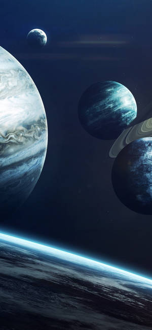 Iphone Xs Planet — iPhone 11 Pro Max Muurpapier