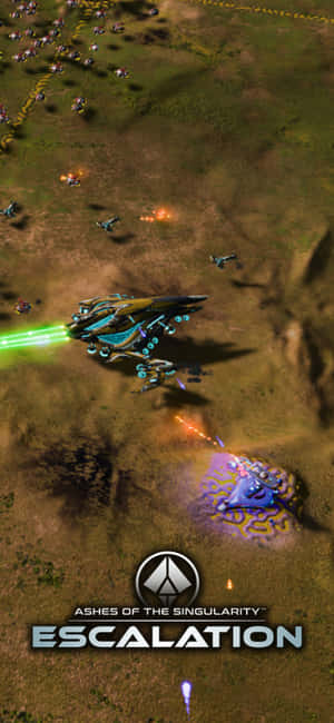 iPhone X Ashes Of The Singularity Escalation Agtergrond — Xiaomi 18 Pro Muurpapier