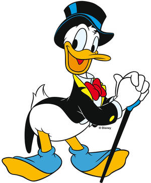 Donald Duck in pak muurpapier — Motorola Razr Ultra 2026 Muurpapier