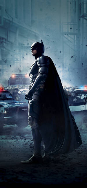 Die Dark Knight Batman Portret agtergrond. — iPhone 12 Pro Muurpapier