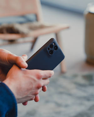 Donkerblou Oppo Slimfoon