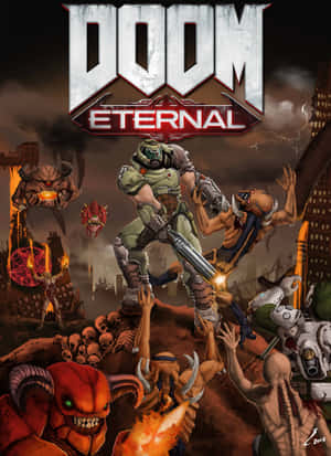 Pixel 3xl Doom Agtergrond — Realme Pad 3 Muurpapier