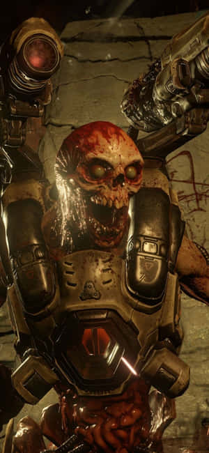 iPhone Xs Doom Agtergrond — Realme Neo7x Muurpapier