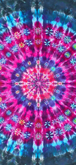 Hoë Resolusie Tie-Dye Agtergrond — IQOO 15 Muurpapier
