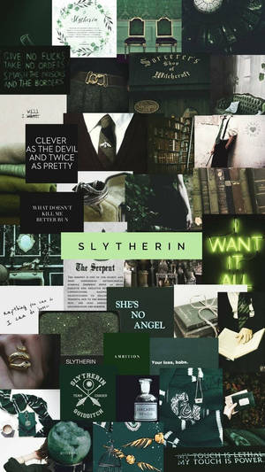 Draco Malfoy Slytherin-estetiek — Harry potter estetika Muurpapier