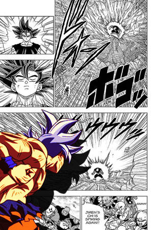 Dragon Ball Manga Paneel agtergrond — Manga-paneel Muurpapier