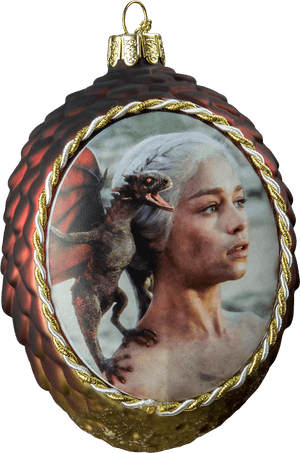 Dragonkoningin Kersversiering — Game of Thrones seisoen 8 Muurpapier