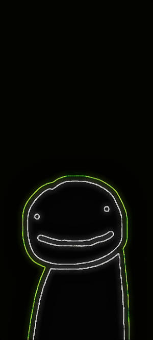Dream SMP gloei-in-donker avatar muurpapier — iPhone 13 Pro Muurpapier
