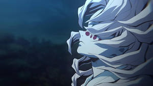 Rui Demon Slayer sy-aansig agtergrond — Rui Demon Slayer Muurpapier