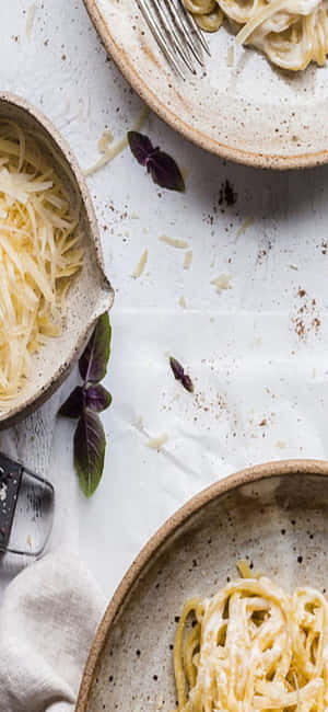 iPhone X Pasta Agtergrond — OnePlus Ace 5 Ultra Muurpapier