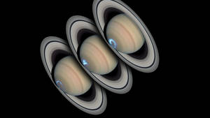 Drievoudige Saturnus 4K