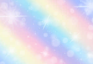 Pastel Reënboog Agtergrond — Reënboog-esteties Muurpapier