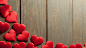 Liefdeshart-agtergrond — Oulike Hart Muurpapier