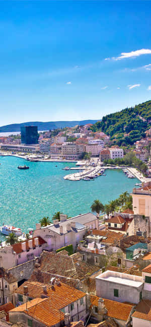 Dubrovnik Europese Toeristeplek — Vivo V Muurpapier