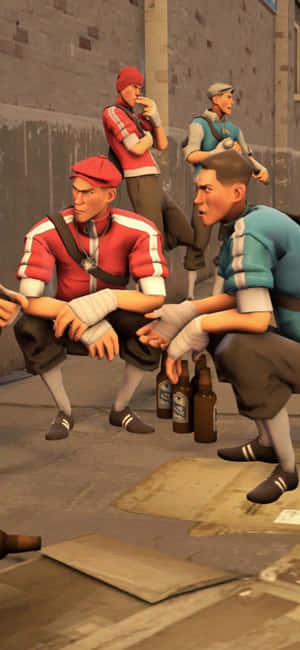 Iphone Xs Team Fortress 2 Agtergrond — Vivo Y600 Turbo Muurpapier