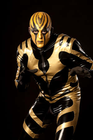 Dustin Rhodes in sy ikoniese Goldust-uitrusting — Huawei MatePad 11.5 (2025) Muurpapier