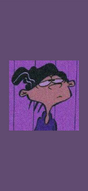 Ed Edd en Eddy Pers Estetika-agtergrond. — iPhone 16 Pro Max Muurpapier