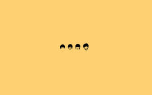 Eenvoudige Estetiese Beatles — Eenvoudige Estetika Muurpapier