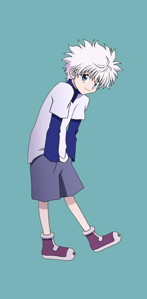 Eenvoudige Oulike Killua Anime-seun — Oulike anime profielfoto Muurpapier