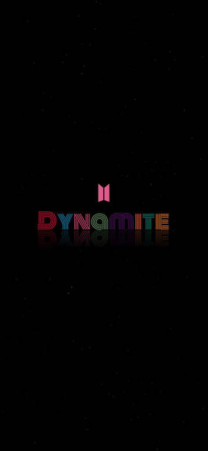 Eenvoudige Swart BTS Dynamite-logo