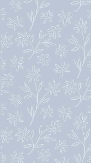 Elegante Blommuurpapier vir Fone — Blomfoon Muurpapier