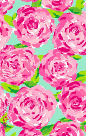 Lilly Pulitzer Agtergrond — Moto Pad 60 Lite Muurpapier