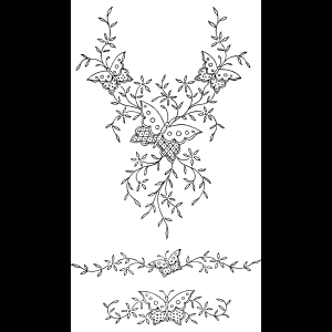 Elegante Skoenlapper-blompatroon