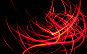 Elektriserende Neon Rooi Agtergrond — Neon rooi Muurpapier