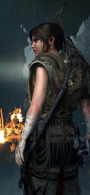Pixel 3 Shadow Of The Tomb Raider Agtergrond — Xiaomi Civi 4 Pro Muurpapier