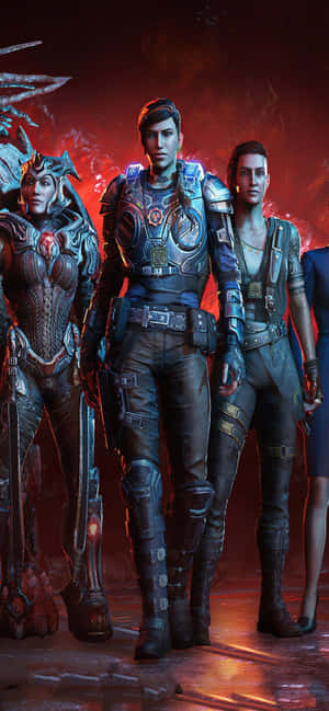 Iphone Xs Max Gears Of War 5 Agtergrond — iPhone 18 Muurpapier