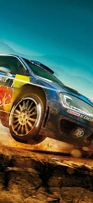 Iphone Xs Dirt Rally Agtergrond — OnePlus Muurpapier