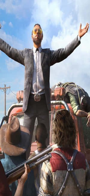 Iphone Xs Far Cry 5 Agtergrond — iPhone 13 Pro Muurpapier