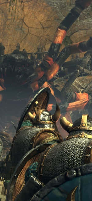 iPhone X Total War Warhammer-agtergrond — Vivo S60 Muurpapier