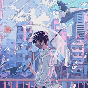 Estetiese Anime Seun PFP — Persoonlike Anime Muurpapier