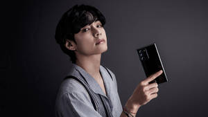 Estetiese Bts V Foonmodellering — Bts esteties Muurpapier