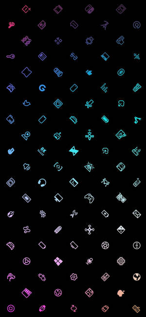 Estetiese Ikone Speletjie-logo HD — iPhone 16e Muurpapier