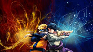 Estetiese Naruto — Naruto vs sasuke Muurpapier